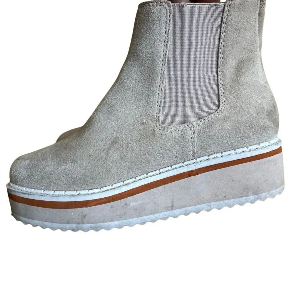 Matisse Women's Shelby Leather Upper Boots in Grey Size 6.5